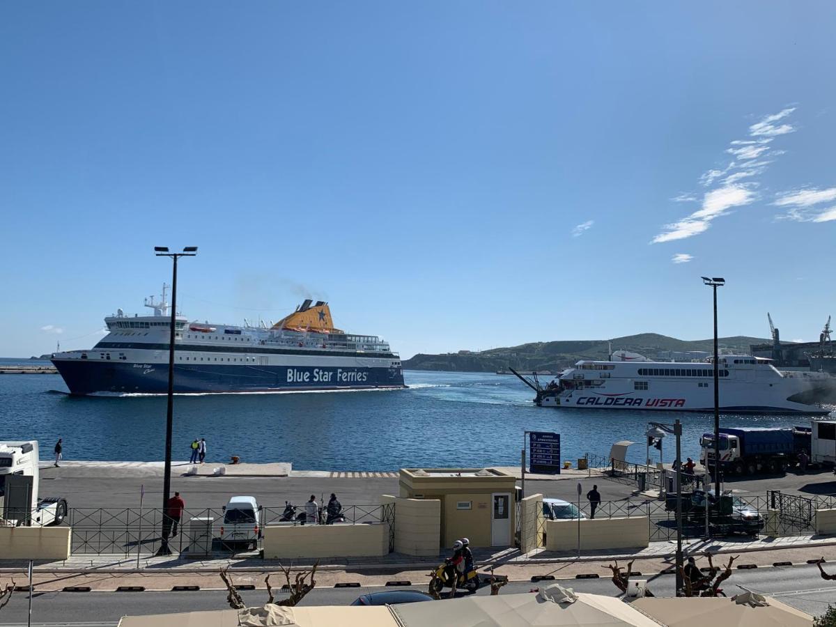 Welcome Home Syros Port Apartment แอร์มูโปลี ภายนอก รูปภาพ